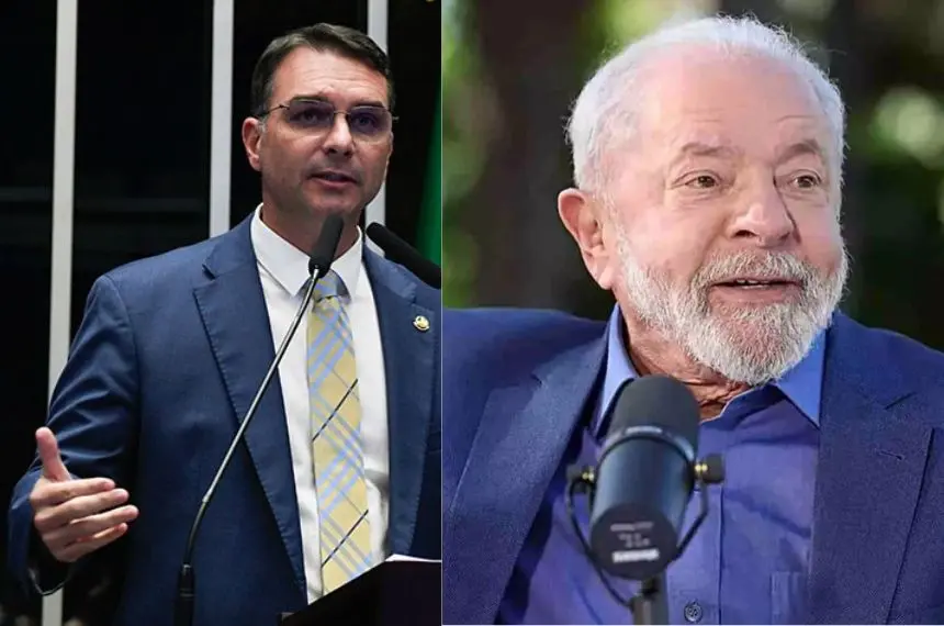Pesquisa aponta Flávio Bolsonaro com 43% contra 33% de Lula em Mato Grosso do Sul
